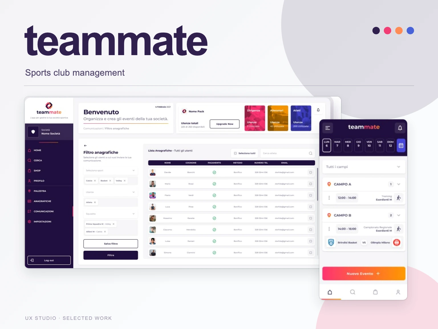 Teammate – The Sport's CMS